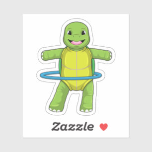 Adesivo Tartaruga em Malhação com pneus Malhações