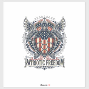 Adesivo Tartaruga Marinha Patriota