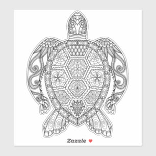ADESIVO TARTARUGA MARÍTIMA