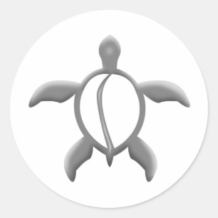 Adesivo tartaruga metálica