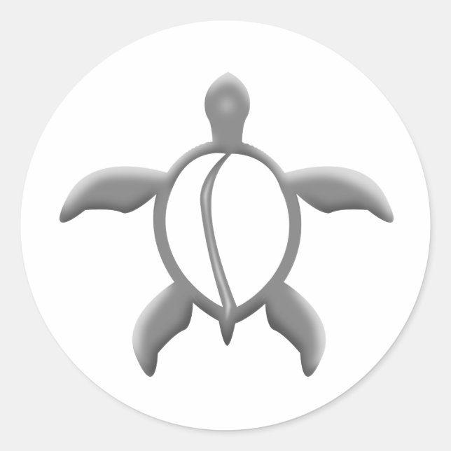 Adesivo tartaruga metálica (Frente)