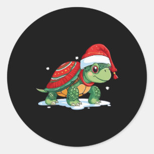 Adesivo Tartaruga Papai noel do Mar Tartaruga Praia do Oce