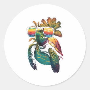 Adesivo Tartaruga Tartarugas Marinhas Havaianas Praia Palm