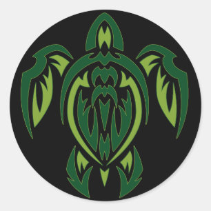 Adesivo Tartaruga tribal