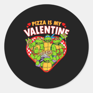 Adesivo Tartarugas Ninja Pizza É Meu Namorado