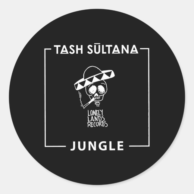 Adesivo Tash Sultana Jungle Solitário Lands Records (Frente)