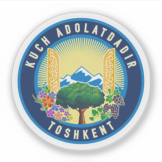 Adesivo Tashkent city seal, Uzbekistan