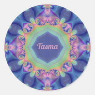 Adesivo TASMA ~ Abstrato de Pastel Kaleidoscope Padrão ~