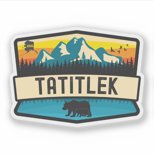 Adesivo Tatitlek, Alasca (Frente)