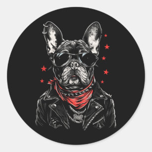 Adesivo Tattoo Art French Buldogue French Buldogue French