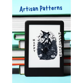 Adesivo Tattoo Style Moonlit Witch Pumpkin Patch Vinyl