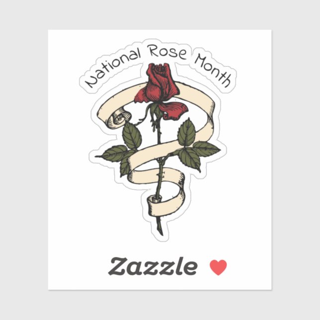 Adesivo Tattoo Style Rose (Folha)