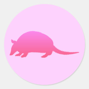 Adesivo Tatu cor-de-rosa