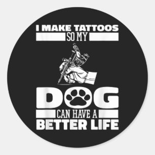Adesivo Tatuador Cão Tattoos Tattooooer - Tatuador