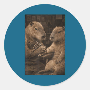 Adesivo Tatuagem de Capivara Tatuando Capivara Capivara Ta
