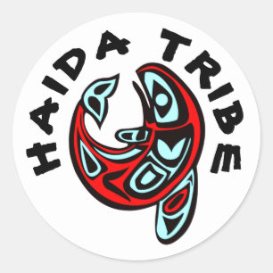Adesivo Tatuagem de Orca Tribal Haida Baleia Assassina