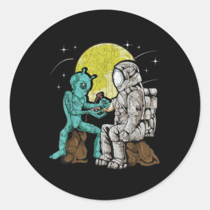 Adesivo Tatuagem de tatuagem de alienígena do astronauta