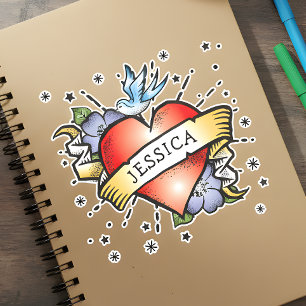 Adesivo Tatuagem do Coração