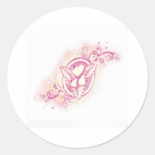 Adesivo Tatuagem do coração com flores