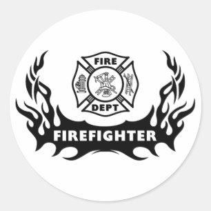 Adesivo Tatuagem do sapador-bombeiro