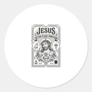 Adesivo Tatuagem Jesus Flash Cristão Tatuagem Jesus Flash