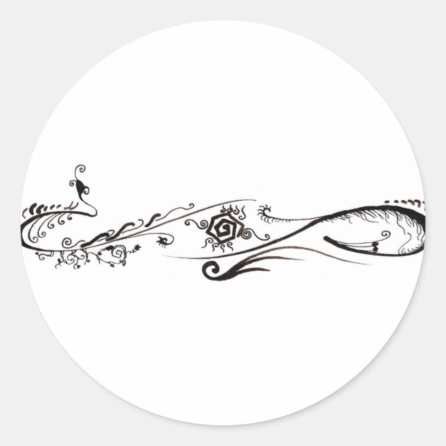 Adesivo Tatuagem Tribal (Frente)