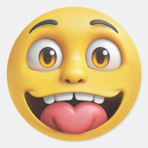 Adesivo Tauning 3D Yellow Emoji