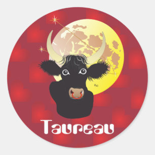 Adesivo Taureau 21 avril 20 Autocollants Mai au