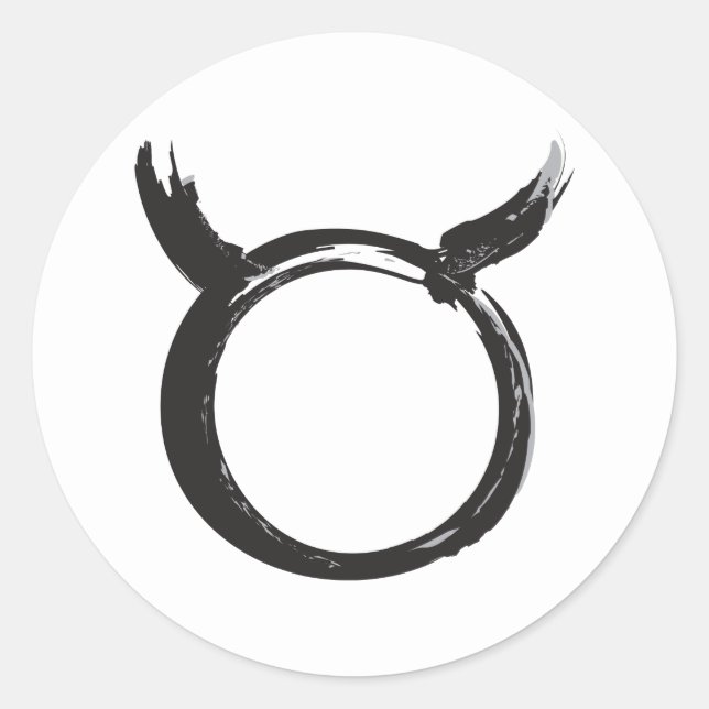 Adesivo Taurus Bull Zodiac April May Primavera Astrology (Frente)