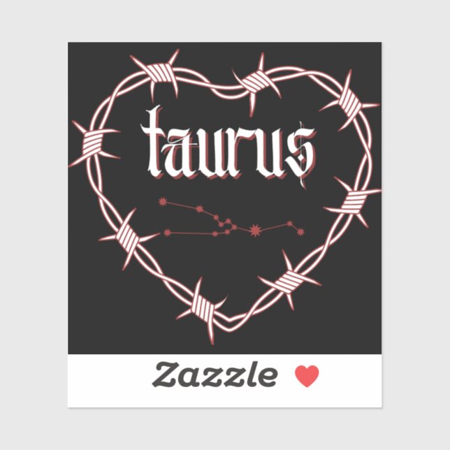 Adesivo Taurus Constelle Gothic Barbed Wire Design (Folha)