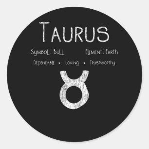 Adesivo Taurus Horoscope Astrology Star Sinal de Astrologi