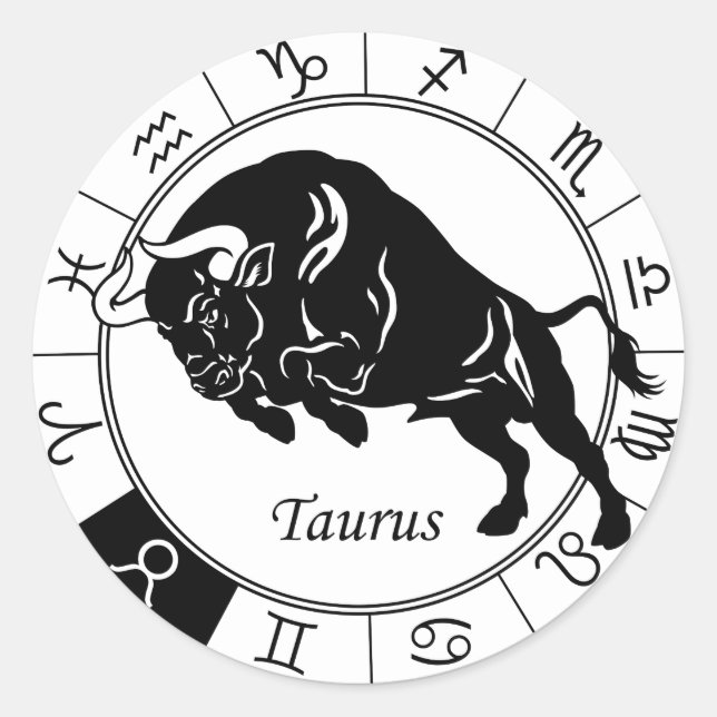 Adesivo taurus zodiac (Frente)