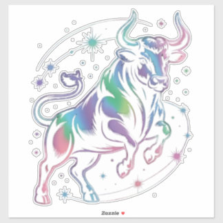 Adesivo Taurus Zodiac - Design Holográfico