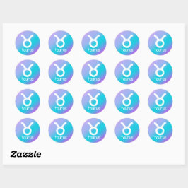 Adesivo Taurus Zodiac - Sinal de Astrologia Estrela Azul R