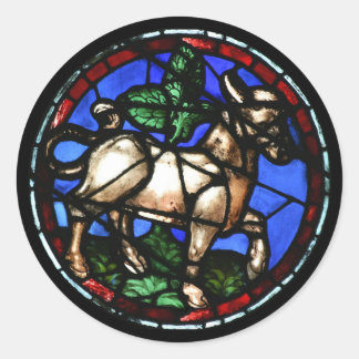 Adesivo Taurus Zodiac StainGlass Notre-Dame de Paris RS