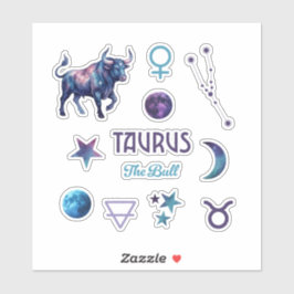 Adesivo Taurus Zodiac Sticker Collection