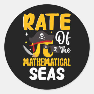Adesivo Taxa Dos Mares Matemáticos - Símbolo Pi Matemática