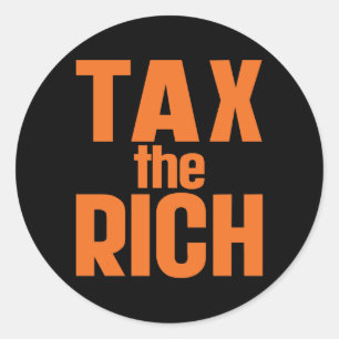 Adesivo Taxe os ricos