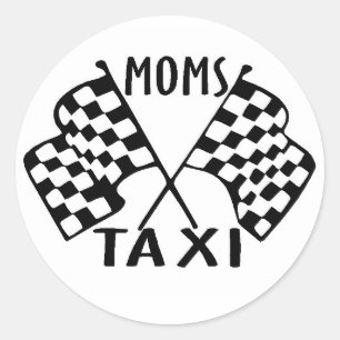 Adesivo táxi das mães