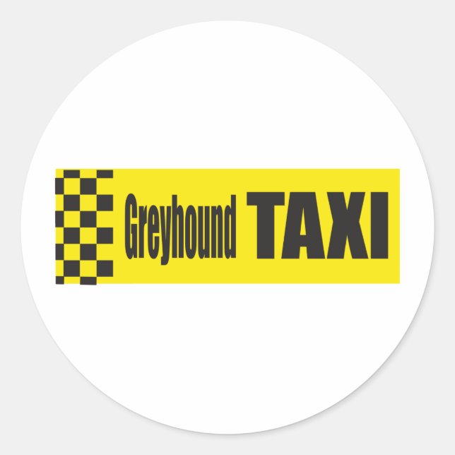 Adesivo Taxi Greyhound (Frente)