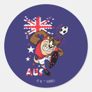 Adesivo TAZ™ Equipe Austrália Gráfico de Futebol