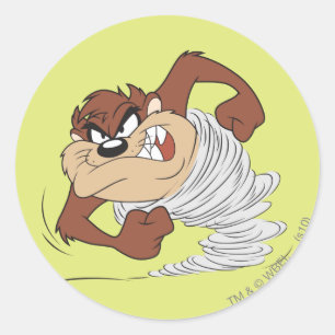 Adesivo TAZ™ girando rapidamente