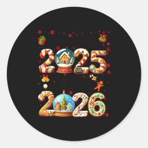 Adesivo Tchau 2025 Olá 2026 Natal E Feliz Ano Novo