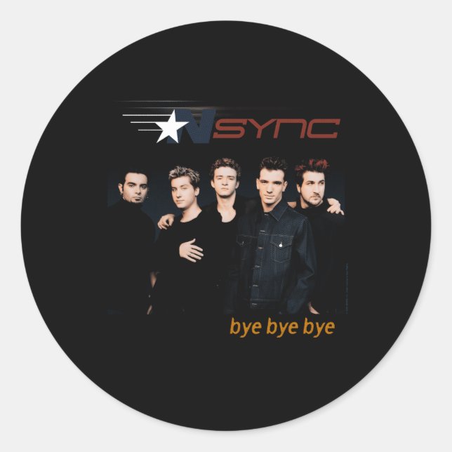 Adesivo Tchau Oficial Nsync (Frente)