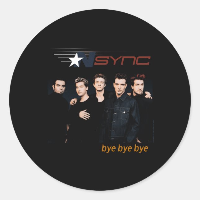 Adesivo Tchau Oficial Nsync (Frente)