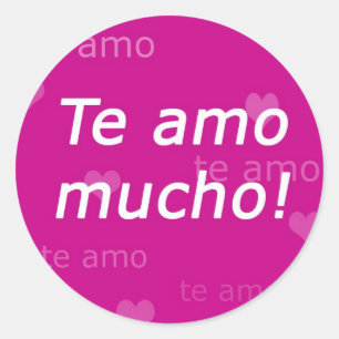 Adesivo Te Amo Sticker