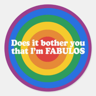 Adesivo Te incomoda que I'm fabuloso Pára-choque S