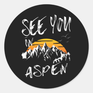 Adesivo Te Vejo No Aspen Usa Vacinação Esqui Andando 1