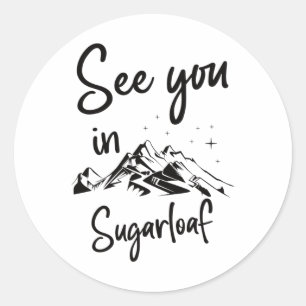 Adesivo Te Vejo No Esqui De Férias Do Sugarloaf Usa