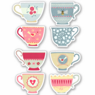 Adesivo Tea Cups